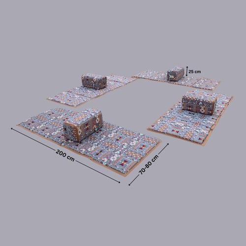 طقم فرشة تخييم ارضية لباد من القماش عالي الجودة