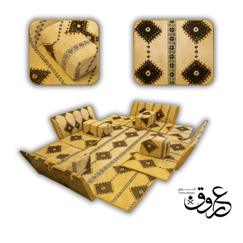 جلسة تخييم أرضية عملية للبر والحديقة - 120x110x25...