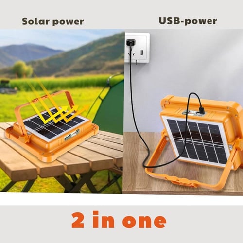 مصباح كشاف طاقة شمسية 228 LED بقدرة 300 واط، مصباح...