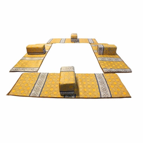 طقم فرشة تخييم ارضية مع اربع مراكي تصميم حديث بالو...