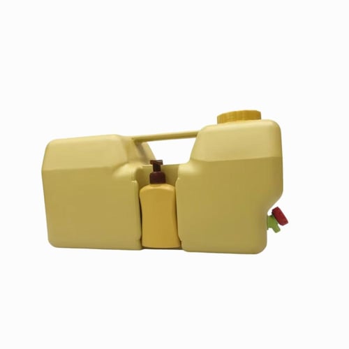 حاوية مياه للتخييم مع موزع صابون وحنفية – سعة 20 ل...