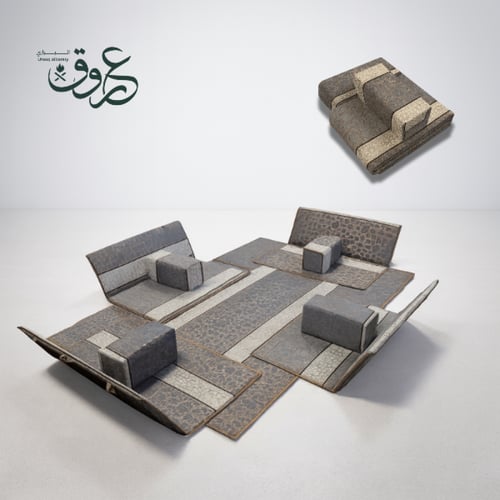 جلسة عربية أنيقة ومريحة للرحلات الخارجية - 120x110...