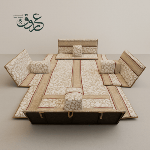 طقم فرشة تخييم ارضية تصميم بخياطة متينة