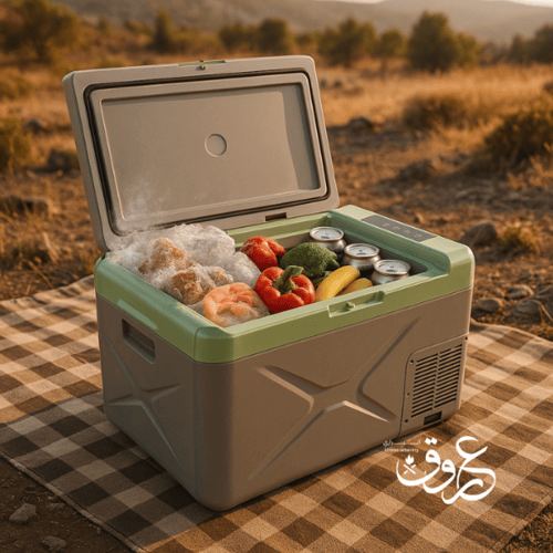ثلاجة سيارة محمولة للتفريز والتبريد السريع بـ قوة...