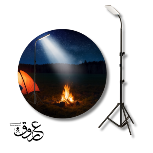 إضاءة LED خارجية مع حامل ثلاثي معدني من DLC – بمنف...