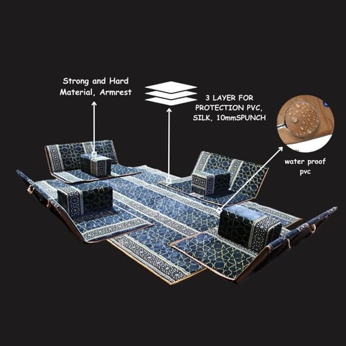 جلسة برية أنيقة من خامة عالية الجودة مثالية للحديق...