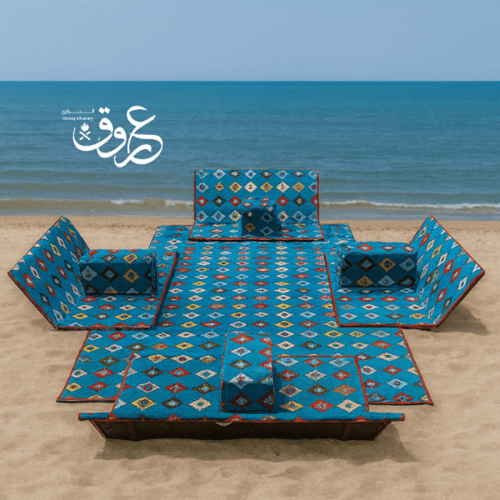 جلسة أرضية عملية ومريحة ألوان متعددة - 120x110x25...