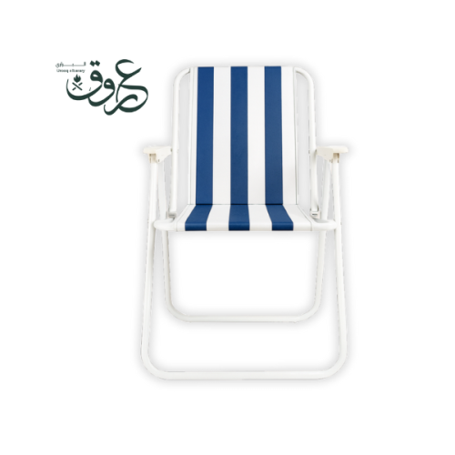 بيكي كرسي قابل للطي - 76x52x30 سم - أبيض / أزرق 23...