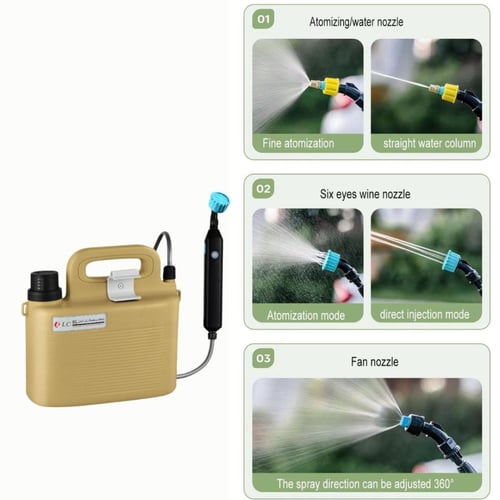 شطاف متنقل – للسفر والبر, قابل لإعادة الشحن بسعة 6...