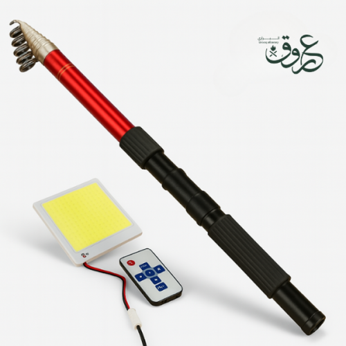 ضوء تخييم COB خارجي 160 واط مع حامل تلسكوبي وتحكم...