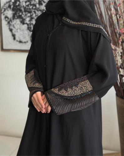 عباية شك كريب ملكي