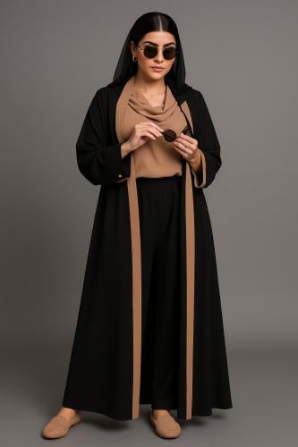 عباية باربي كريب ملكي