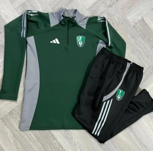 طقم الاهلي السعودي سويتر مع بنطلون طويل