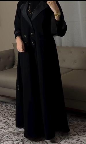 بليزر قماش سيراميك سواده فاحم مع بطانه