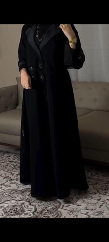 بليزر قماش سيراميك سواده فاحم مع بطانه