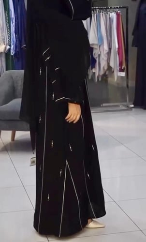 عباية شك كريب ملكي