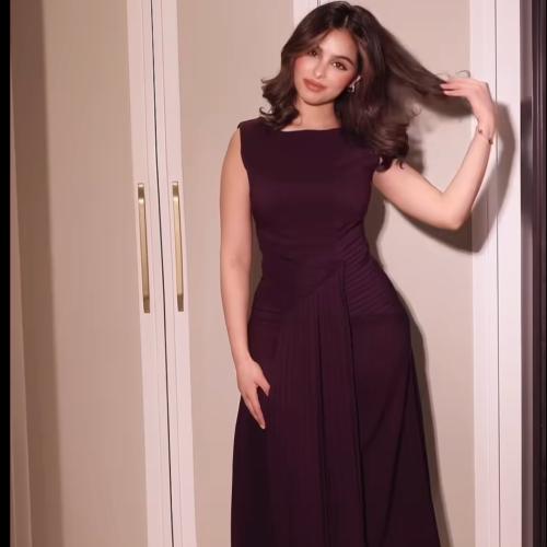 فستان باربي بالون الموف كسرات