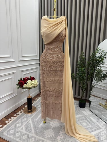 فستان سهره انييق ب 3 الوان