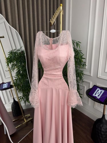 فستان سهره دانتيل باربي كلوش