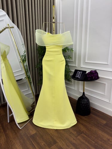 فستان سهره باربي جازار تطريز يدوي لونين