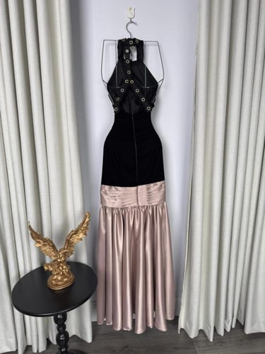 فستان سهره مخمل تفته كسرات