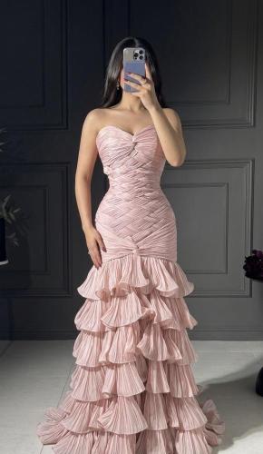 فستان سهره تطريز يدوي جازار كلوش