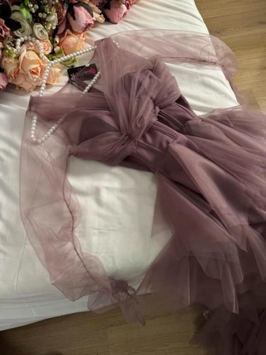 فستان سهرة تل