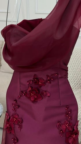 فستان سهرة ورود بارزه با 4 الوان