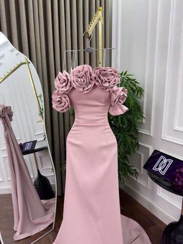 فستان سهره باربي ذيل كلوش