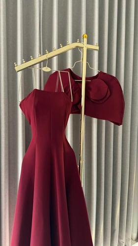 فستان قطعتين ناعم باربي انييق