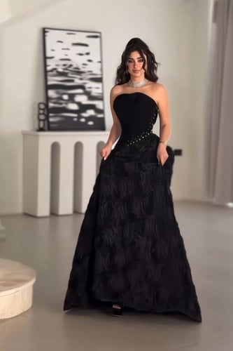 فستان سهره تفته ورود بارزه كلوش
