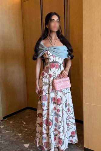 فستان ناعم اوف شولدر ملون