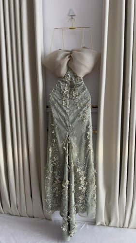 فستان سهره ورد لونين