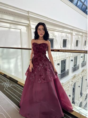 فستان سهره ميكادو تطريز