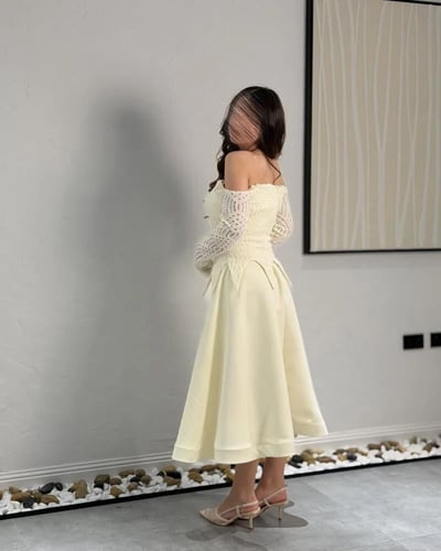 فستان سهره ناعم شيفون