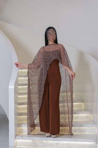 جبسوت العيد باربي شبك تطريز فاخر