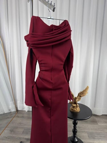 فستان سهرة باربي تطريز خرز يدوي