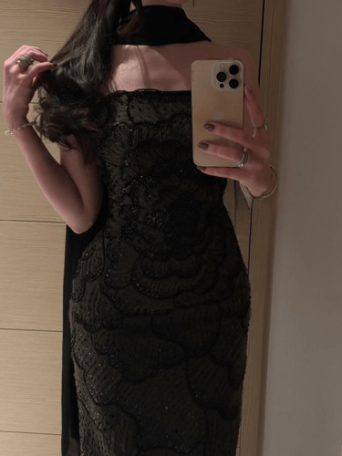 فستان سهره بشال