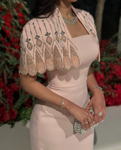 فستان سهره باربي تطريز يدوي