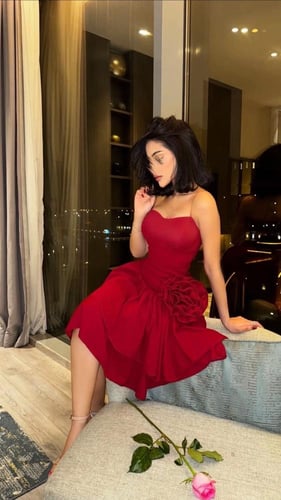 فستان ناعم احمر باربي