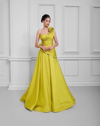 فستان سهره شيفون كلوش دبل