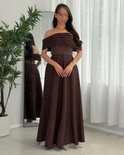 فستان سهره باربي تطريز يدوي