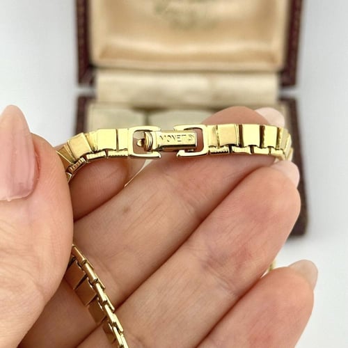 عقد مونيه الفنتج – سلاسل مربعة مطلية ذهب ثلاثي ٢٢...