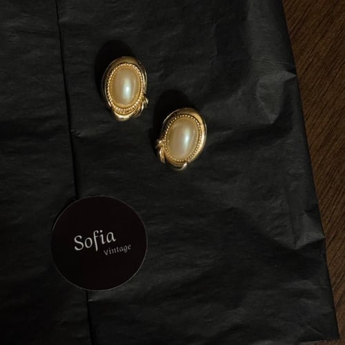 اقراط Lotus فنتج – أناقة خمسينيات إنجلترا (Circa 1...