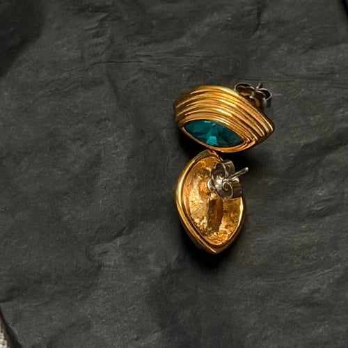 Navette Emerald – Swarovski Vintage