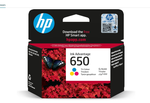 حبر 650 ملون HP