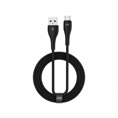 كيبل LDNIO LS513K USB-A إلى USB-C سريع 52 واط بطول 3 متر