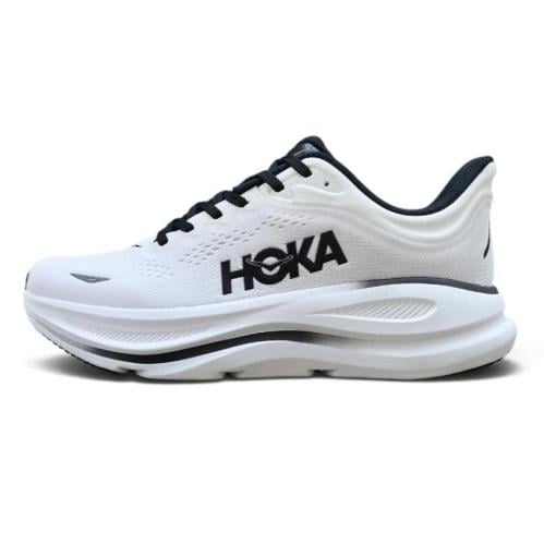 حذاء هوكا ون ون بوندي 9 (HOKA ONE ONE Bondi 9) ابيض واسود للجنسين
