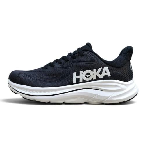 حذاء هوكا كليفتون 10 (Hoka Clifton 10) اسود وابيض للجنسين