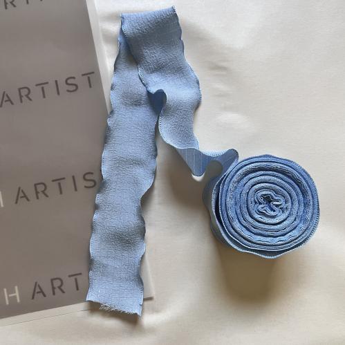 Square sky blue curtains on request